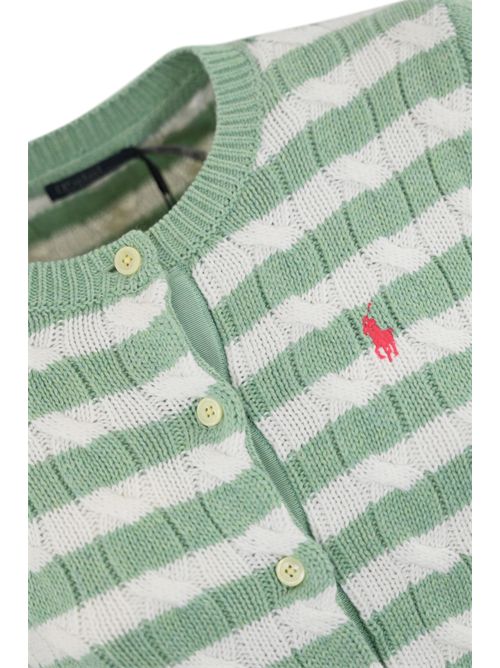Cardigan a trecce a righe POLO RALPH LAUREN | 211965757001